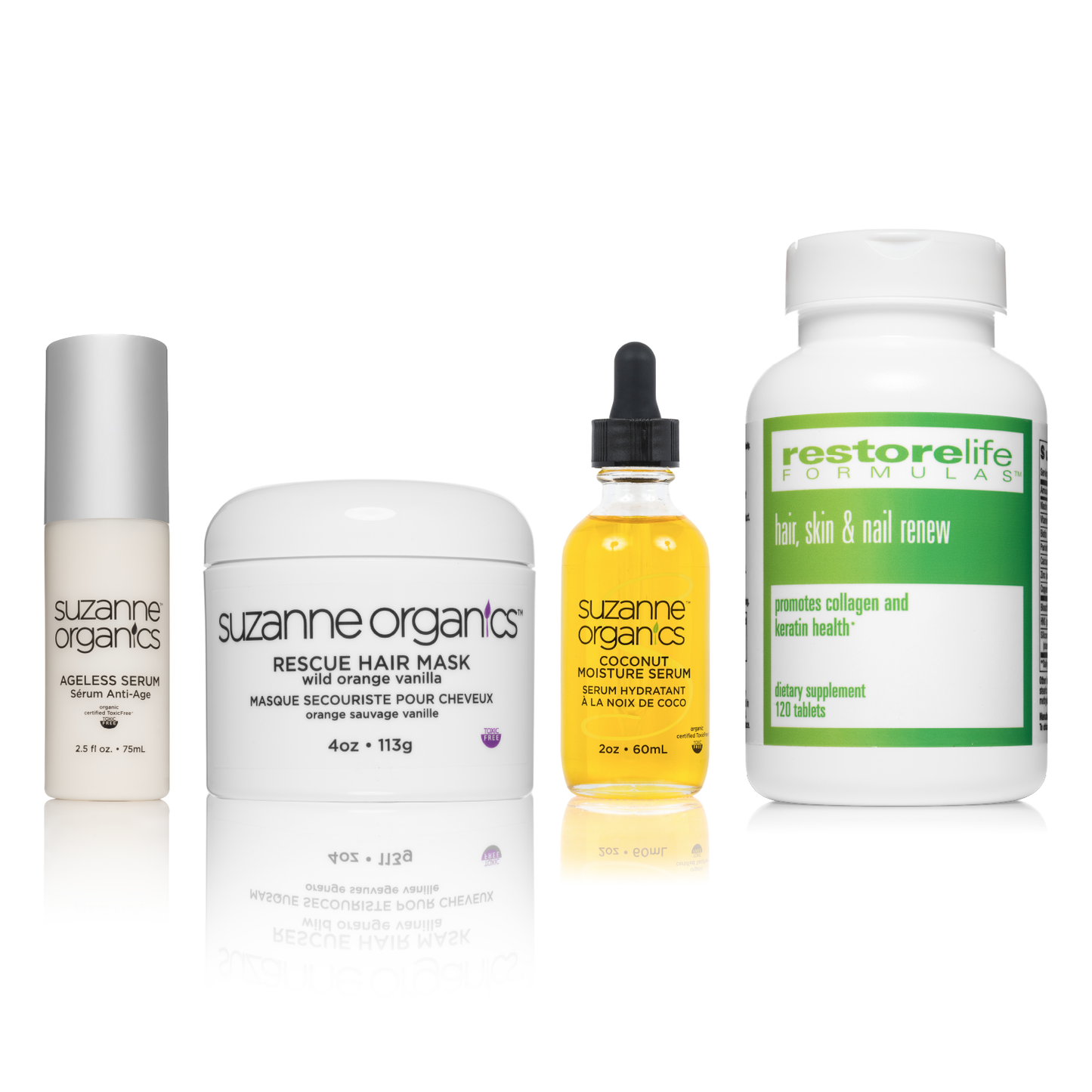 4-Piece Hair, Skin & Nail Mega Kit