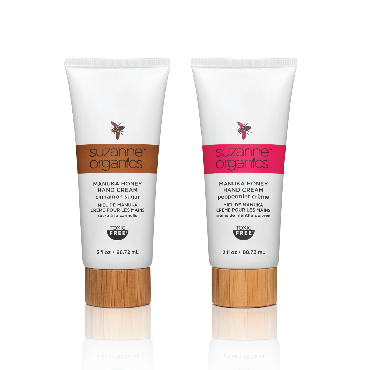 Cinnamon Sugar & Peppermint Crème Manuka Honey Hand Cream Duo