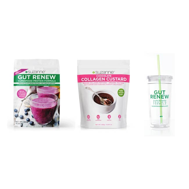 GUT RENEW Formula + Chocolate Collagen Custard 3-Piece Kit