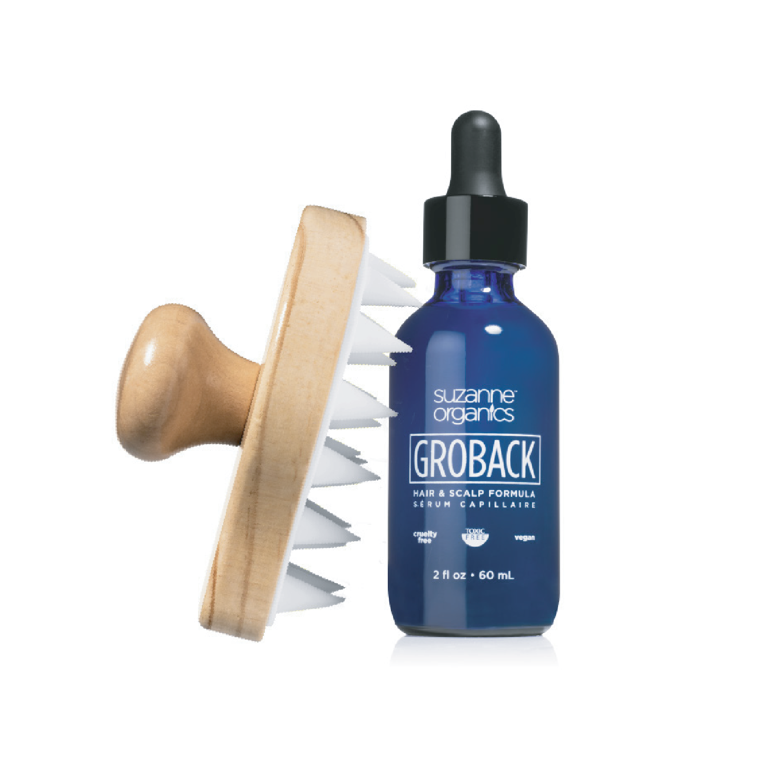 GROBACK Hair & Scalp Formula + Free Scalp Massager – SuzanneSomers.com GROBACK Hair & Scalp Formula + Free Scalp Massager – SuzanneSomers.com