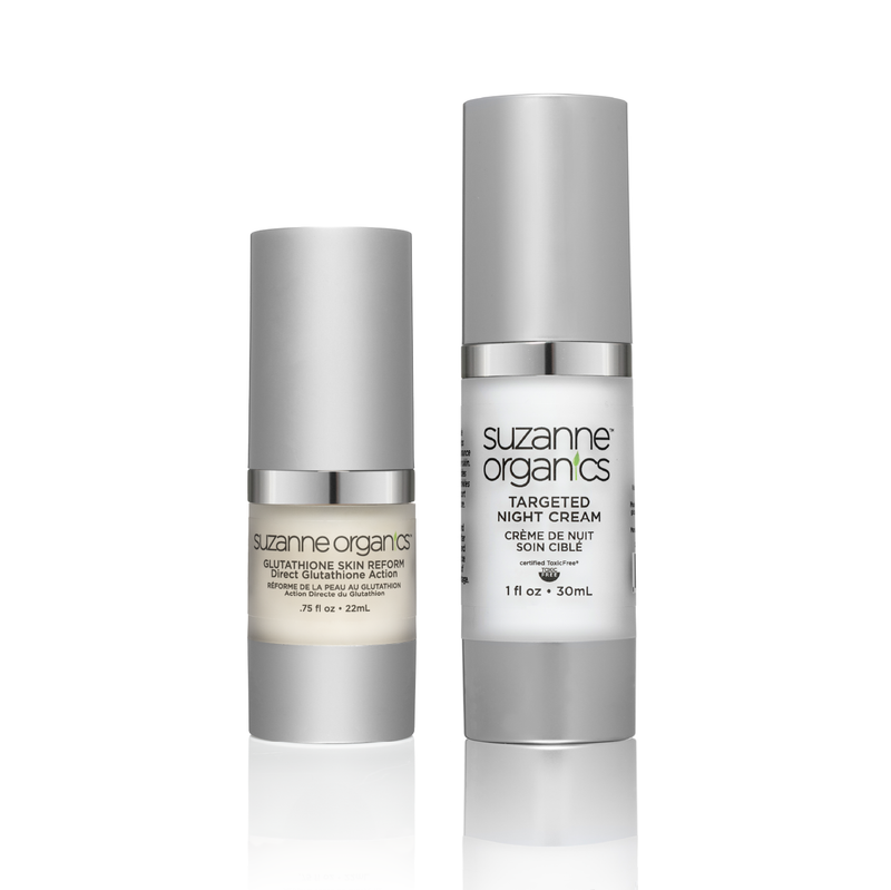 Glutathione Serum & Targeted Night Cream Set