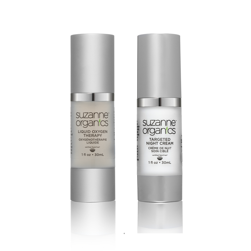 Liquid Oxygen & Targeted Night Cream Duo