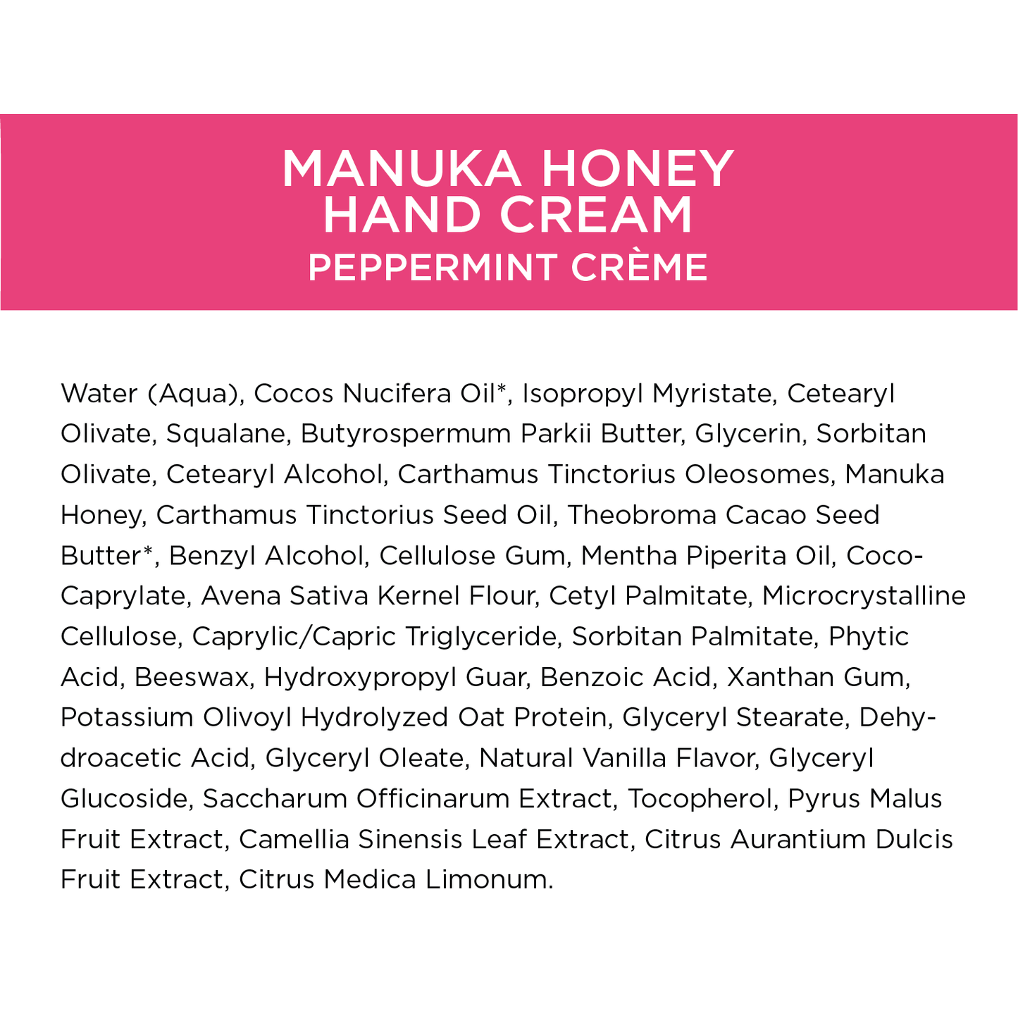 Manuka Honey Hand Cream