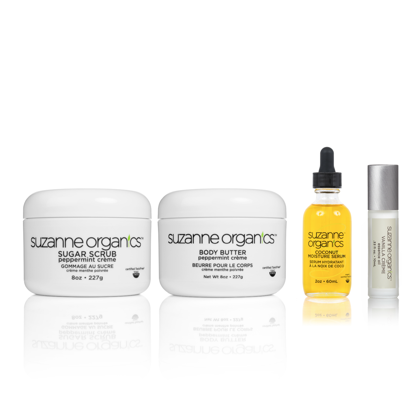 4-Piece Peppermint Crème Bath & Body Kit