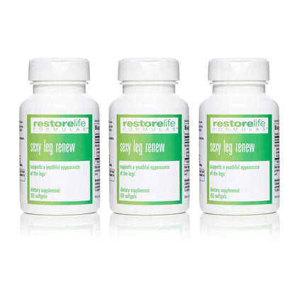 RestoreLife Formulas Sexy Leg Renew Natural Supplement -3-Pack