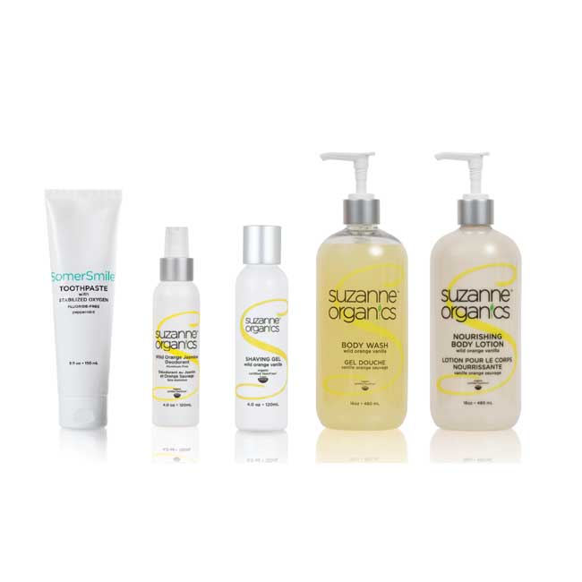 SUZANNE Organics TOXIC-FREE Essentials 5-Piece Kit