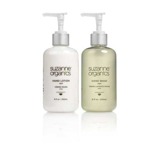 SUZANNE Organics Hand Wash & Hand Lotion Duo - Rain Scented