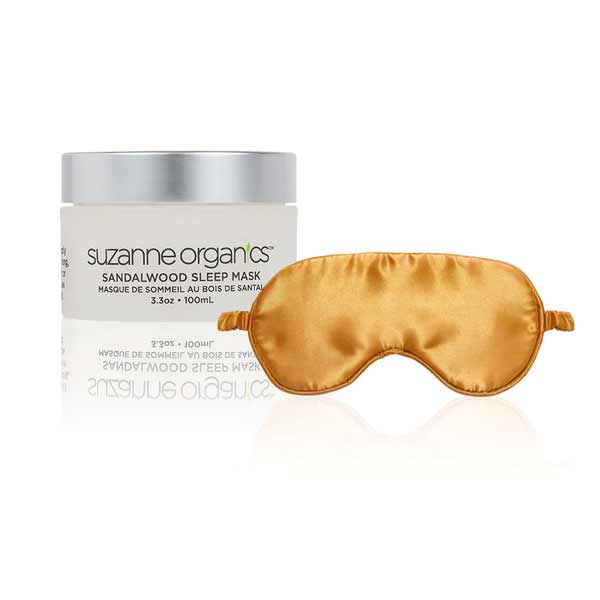 sandalwood sleep mask plus satin mask