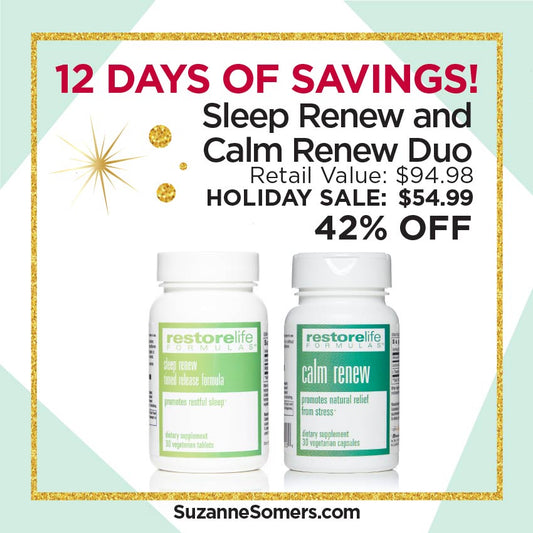 #10 - RestoreLife Calm Renew and Sleep Renew Timed Release Duo - 12 Days of Savings