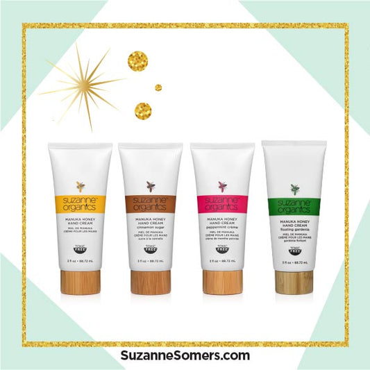 SUZANNE Organics Manuka Honey Hand Cream 4 Piece Set