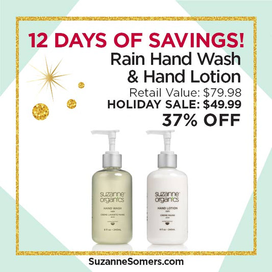#2 - SUZANNE Organics Hand Wash & Hand Lotion Duo - Rain Scented - 12 Days of Savings