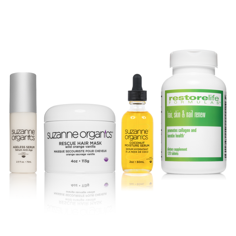 4-Piece Hair, Skin & Nail Mega Kit