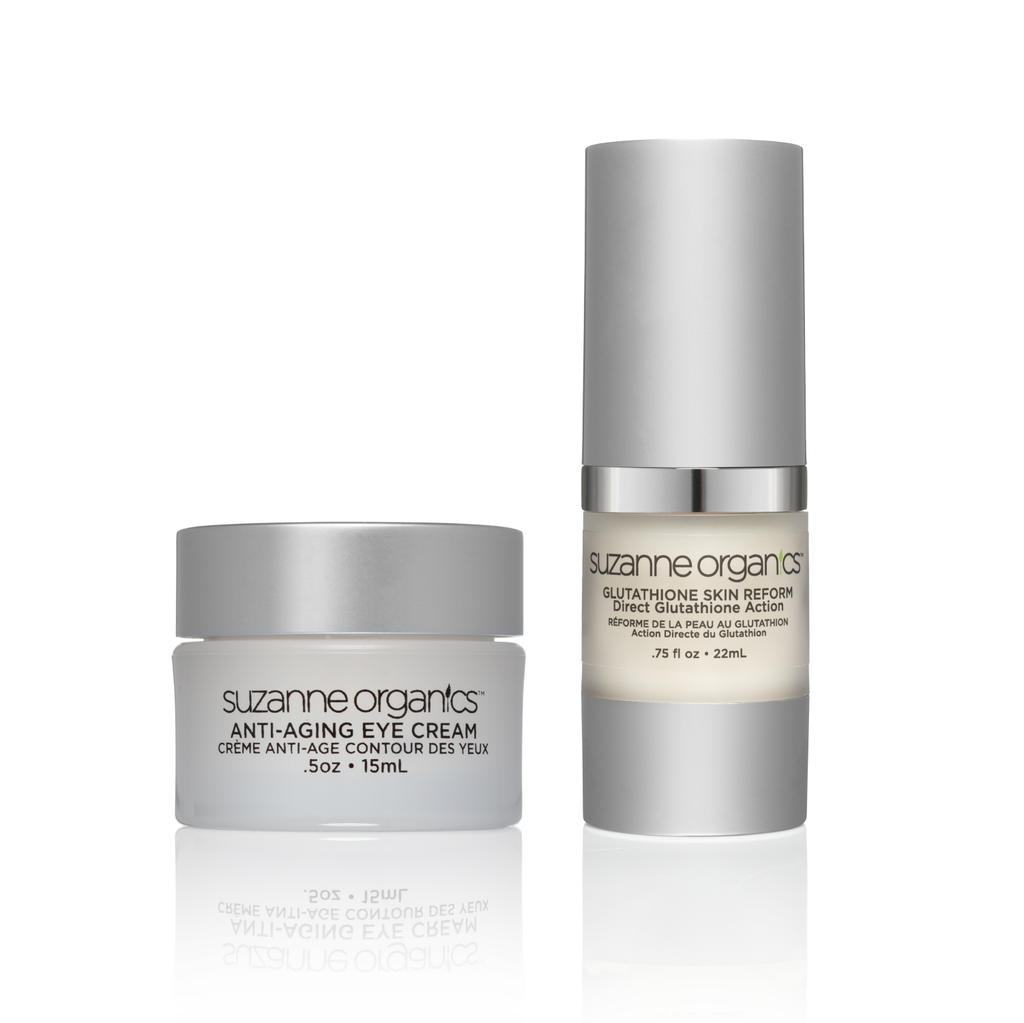 Anti-Aging Eye Cream + Glutathione Skin Serum Duo