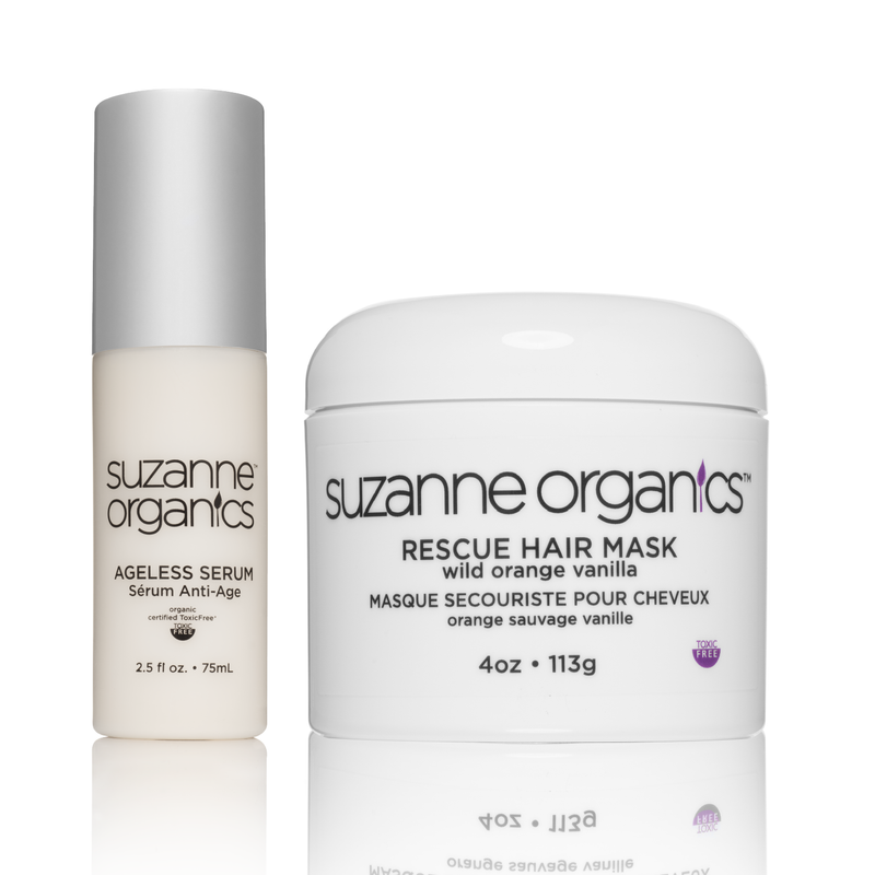 Bonus Size Ageless Serum & Rescue Hair Mask Set