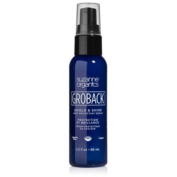 GROBACK Shield & Shine Heat Protectant Serum – SuzanneSomers.com