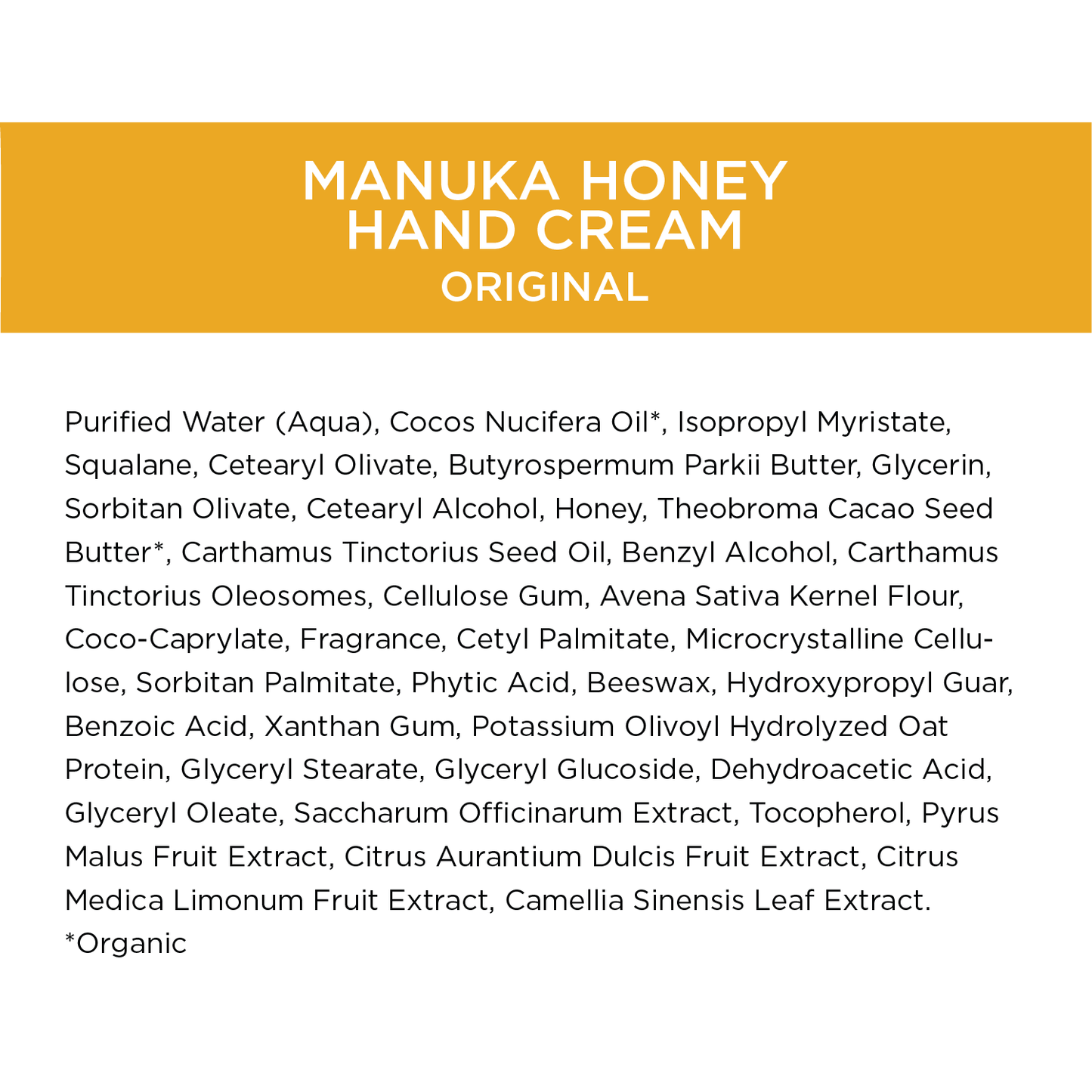 Manuka Honey Hand Cream