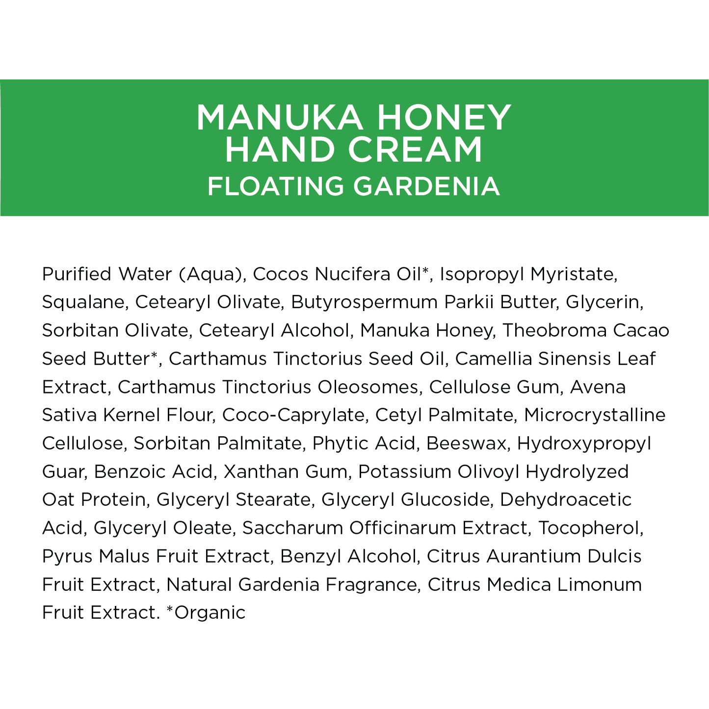Manuka Honey Hand Cream