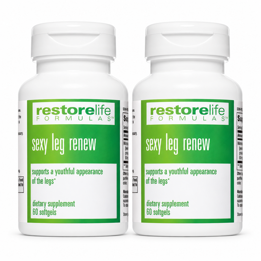 RestoreLife Formulas Sexy Leg Renew Natural Supplement - 2-Pack