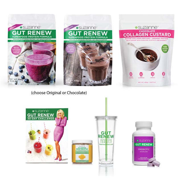 GUT RENEW Formula & Chocolate Collagen Custard Kit