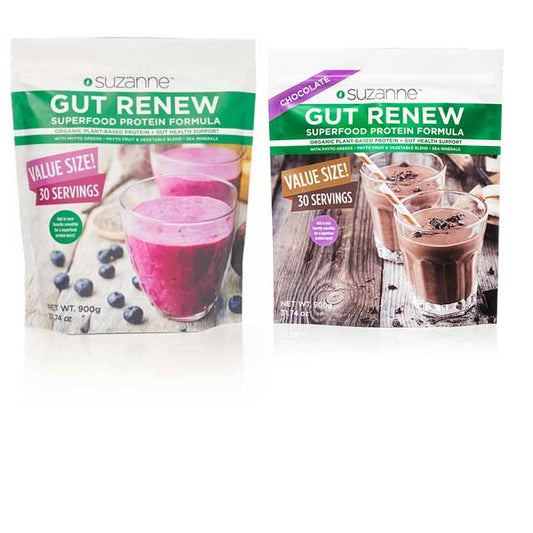 Value Size GUT RENEW Formula 2-Pack - Chocolate & Original (30 servings each)