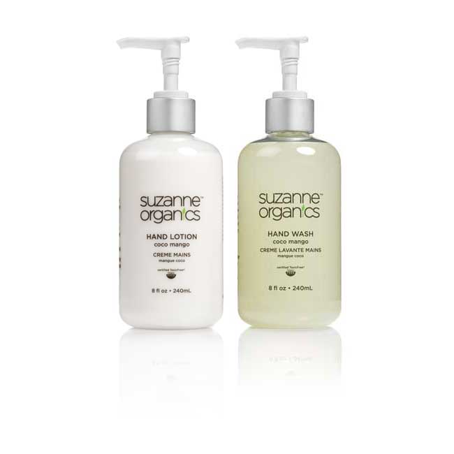 SUZANNE Organics Coco Mango Hand Wash + Hand Lotion Set