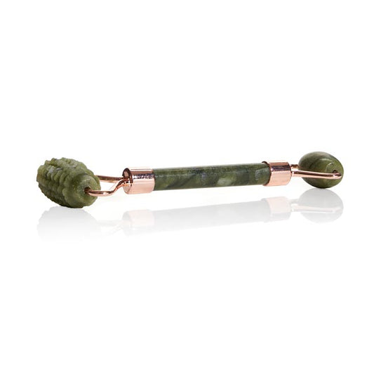 jade roller with smooth and studded side
