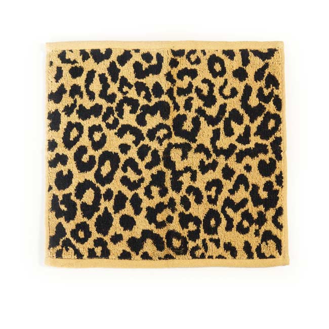 Leopard Print Wash Cloth - 2 Piece Set