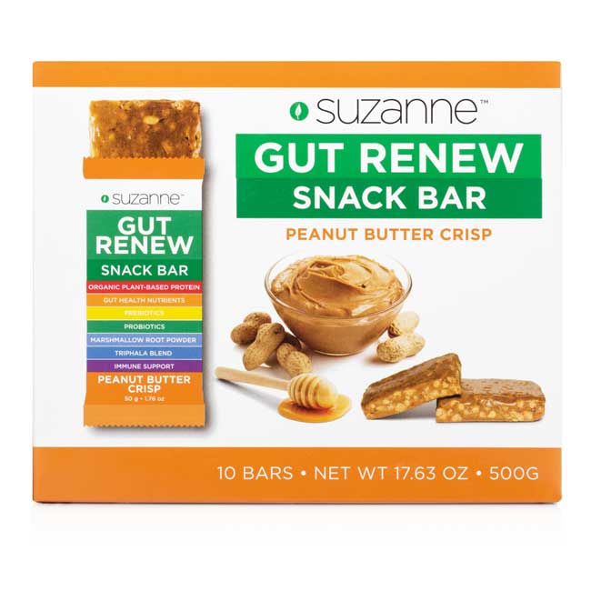 GUT RENEW Peanut Butter Crisp Snack Bar (10 Count)