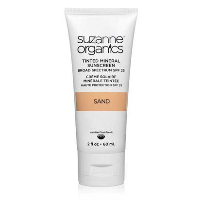 SUZANNE Organics Broad Spectrum Tinted Mineral Sunscreen SPF25 (2 Options)