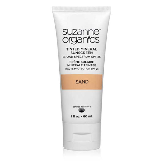 SUZANNE Organics Broad Spectrum Tinted Mineral Sunscreen SPF25 (2 Options)