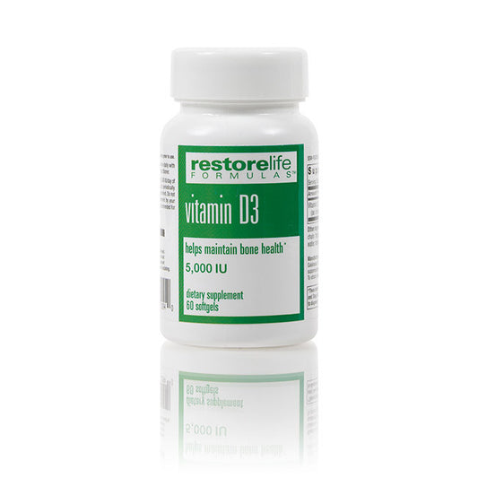 RestoreLife Formulas Vitamin D3 5,000 IU Supplement
