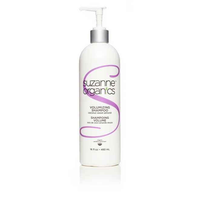 SUZANNE Organics Salon Size Volumizing Shampoo - Coconut Sweet Almond (16oz)