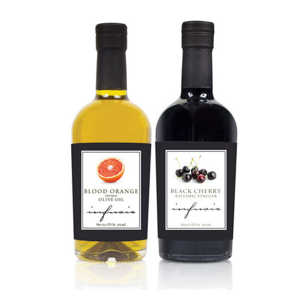 INFUSIO Aromatic Infused Extra-Virgin Olive Oil and Balsamic Vinegar Combo