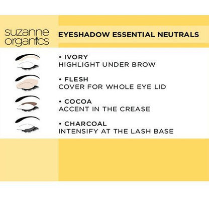 cosmetics - SUZANNE Organics Eyeshadow Essential Neutrals