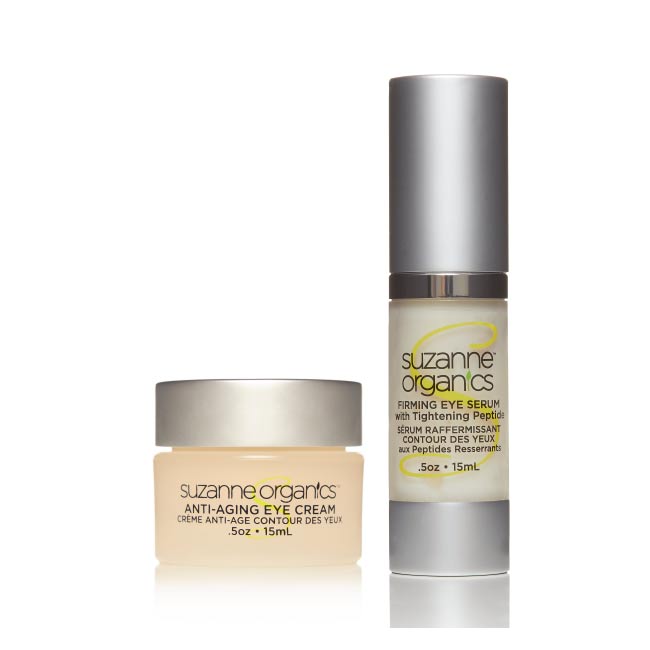 anti-aging eye cream and firming eye serum