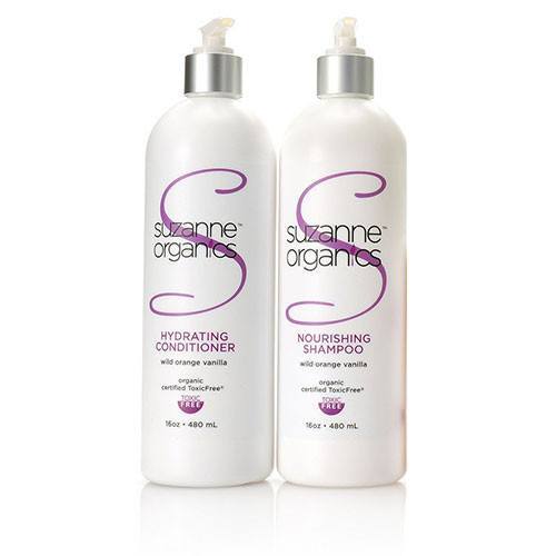 Haircare - SUZANNE Organics Salon Size (16 Ounces) Nourishing Shampoo And Hydrating Conditioner Duo