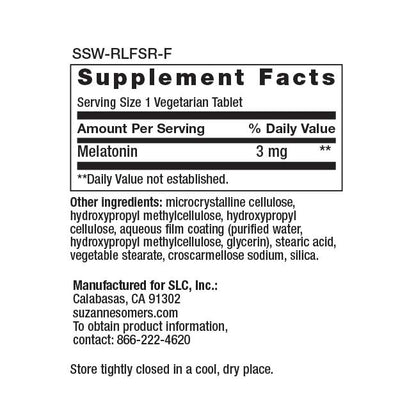 RestoreLife Formulas Sleep Renew Dietary Supplement - Supplement Facts