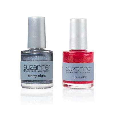 Holiday 10‐Toxin Free Nail Polish Duo - Fireworks + Starry Night