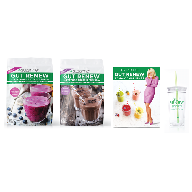 GUT RENEW Formula (Two 10 serving bags + Free Tumbler and Program Guide)