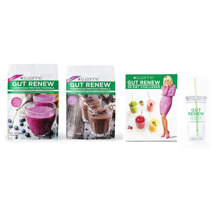 GUT RENEW Formula (Two 10 serving bags + Free Tumbler and Program Guide)